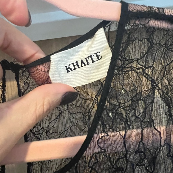 SOLD EUC Khaite Blythe Dress with slip Sz 6 - Picture 4 of 8